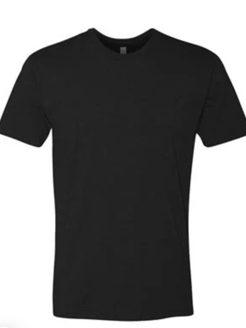 Next level Men’s tee 60/40 in black size large NWOT